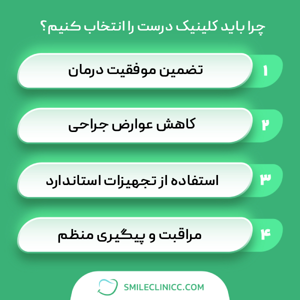 چرا انتخاب کلینیک مناسب اهمیت دارد؟